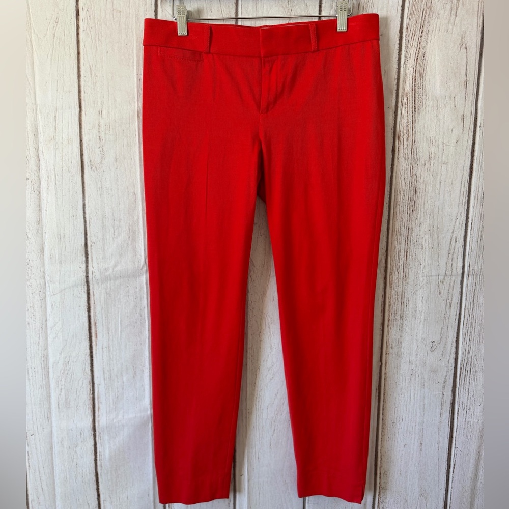 Banana Republic Red / Orange Sloan Fit Pants Size 8